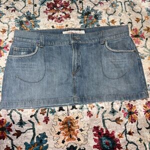 Mossimo Supply Co. Blue Denim Mini Skirt